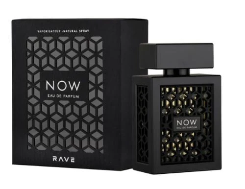 Rave-Now-Black.jpg Rave Now Black 100ml EDP by Lattafa - Image 1